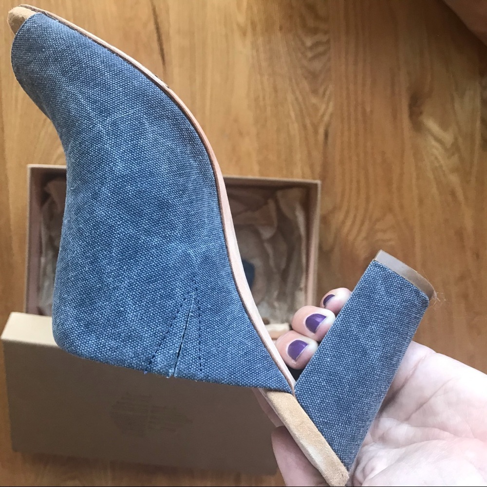 Charlotte Stone denim heels - Picture 6 of 15